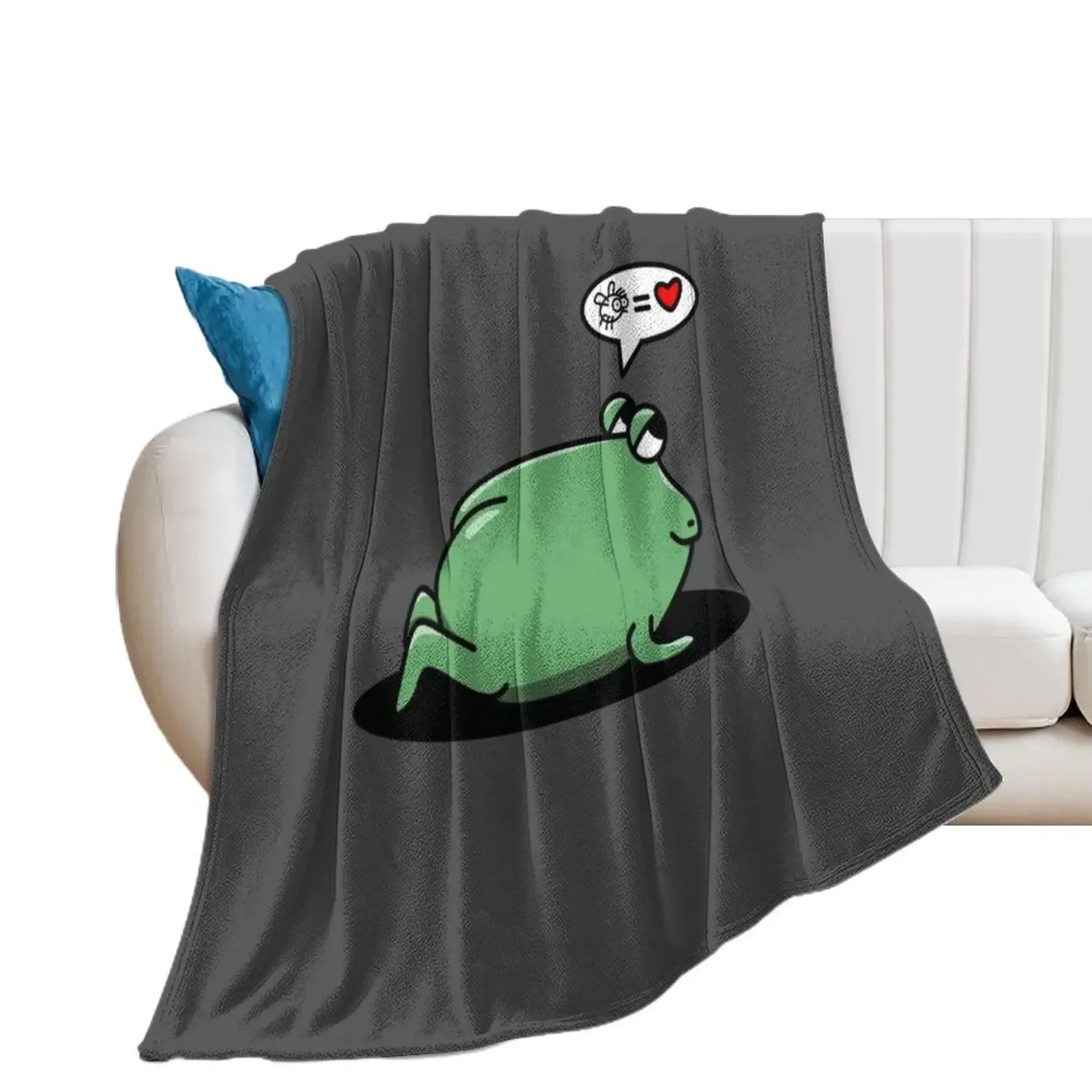 Frog Butt Stickers Throw Blanket Giant Sofa Luxury Designer Blankets