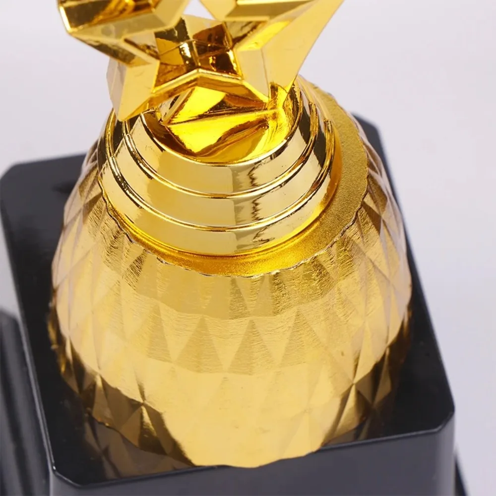 Plastic Golden Ball Awards Trophy Soccer Competition Model Small Prize Cup Excellent Player Award Craft Souvenirs