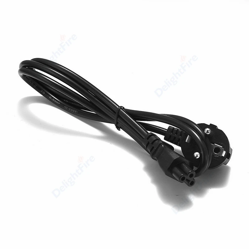 Przewód zasilający ue US kabel zasilający IEC C5 kabel przedłużający AC do adapterów AC Laptop Notebook Lenovo Sony Samsung Laptop