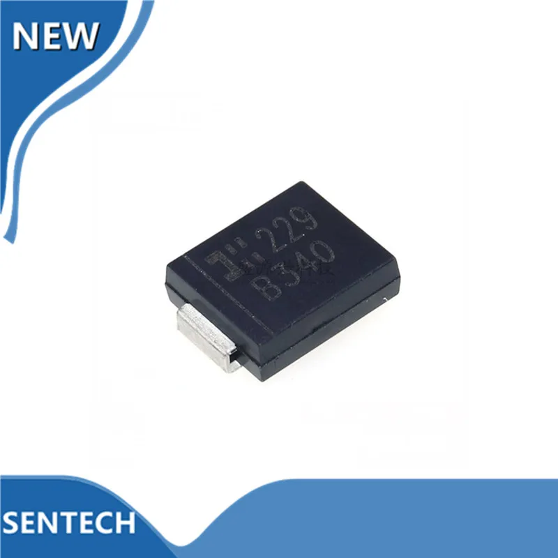 20 pieces per lot - brand new, original B340B-13-F silk-screened B340B packaged as SMB surface mount Schottky diode