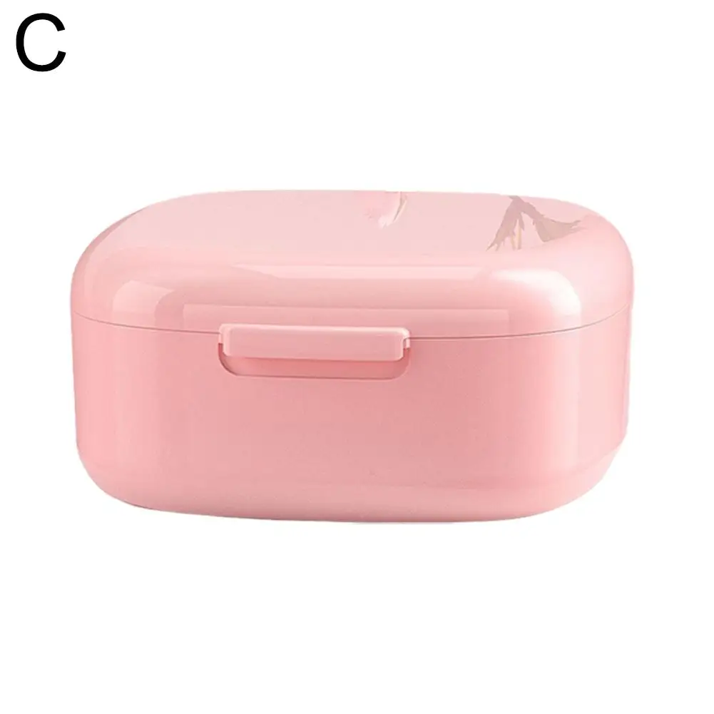 Denture Retainer Case Portable Mouth Guard Box Oral Denture Cleaning Box Storage Braces Teeth Aligner False Teeth Box M6V4