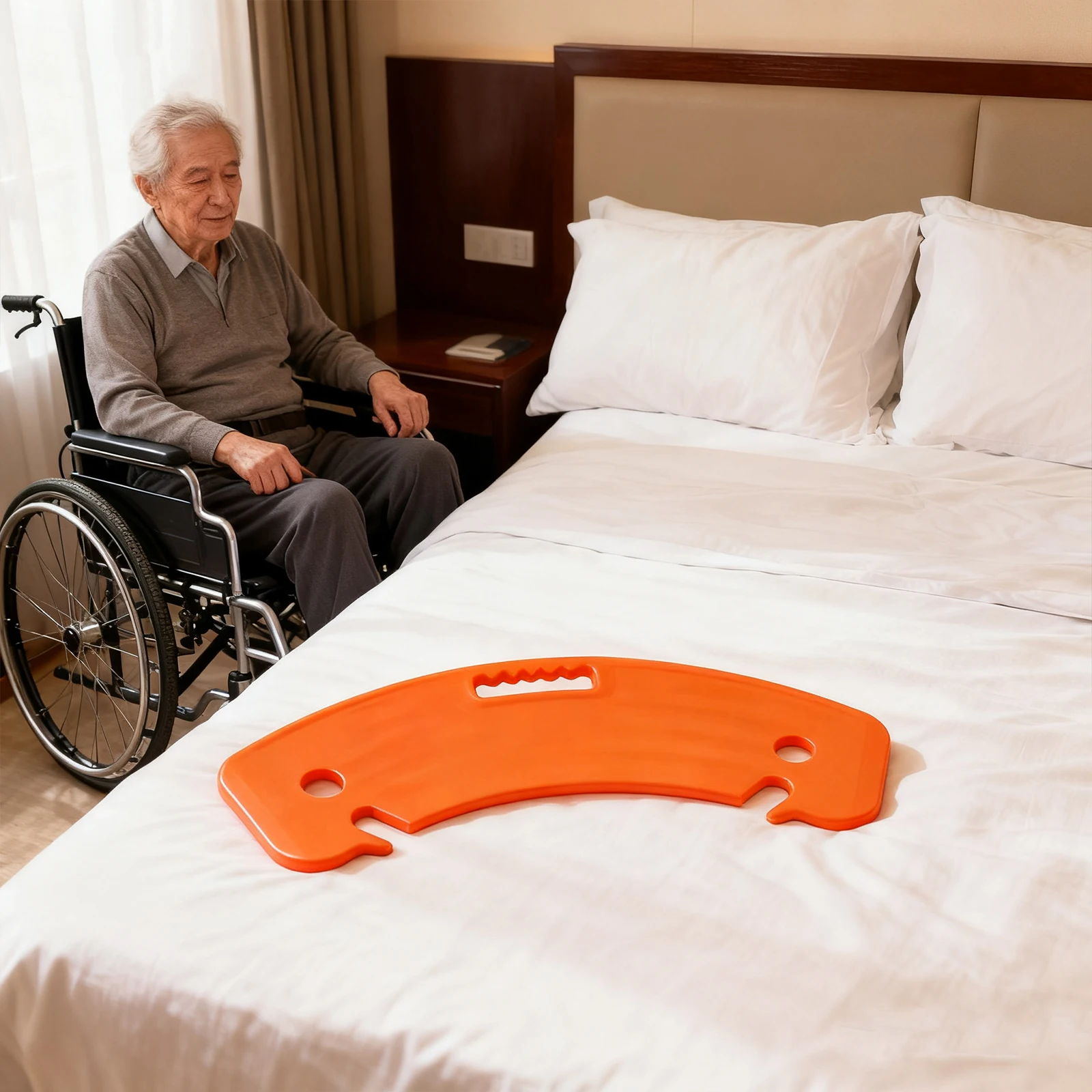 Transfer Board and Slide Board Sliding Board Patient Transfer Board for Transferring Disabled Patient Elderly Seniors