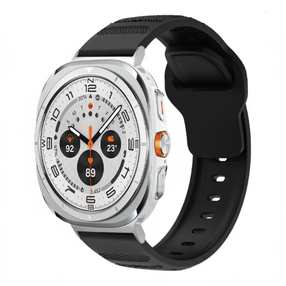Silicone Strap for Samsung Galaxy Watch 8-7 Ultra 47mm Sports Watchband Bracelet for Galaxy Watch Ultra 47mm Correa Replacement