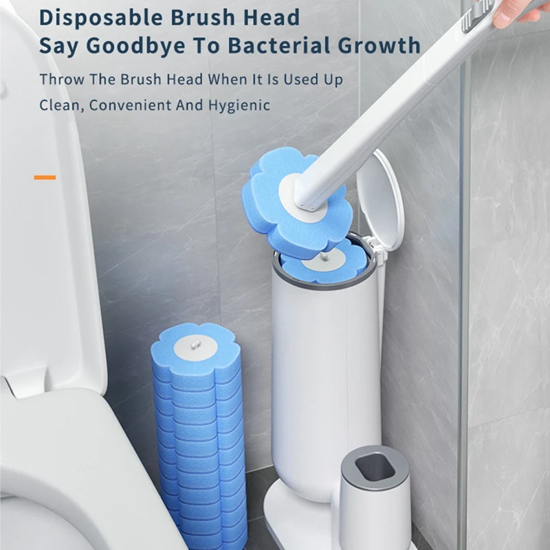 Disposable Toilet Brush Household No Dead End Toilet Cleaning Brush Set Toilet Toilet Cleaning Artifact Not Dirty Hands