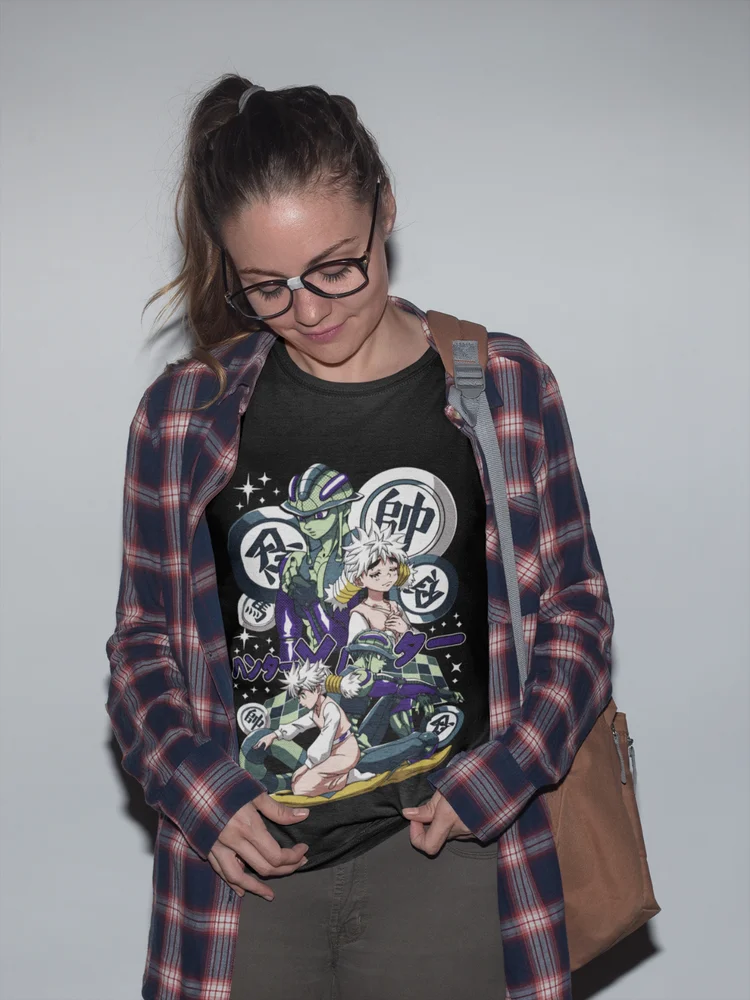 메루엠 곤 킬루아 히소카 졸딕 헌터 티셔츠, 애니메이션 선물 셔츠, 모든 사이즈