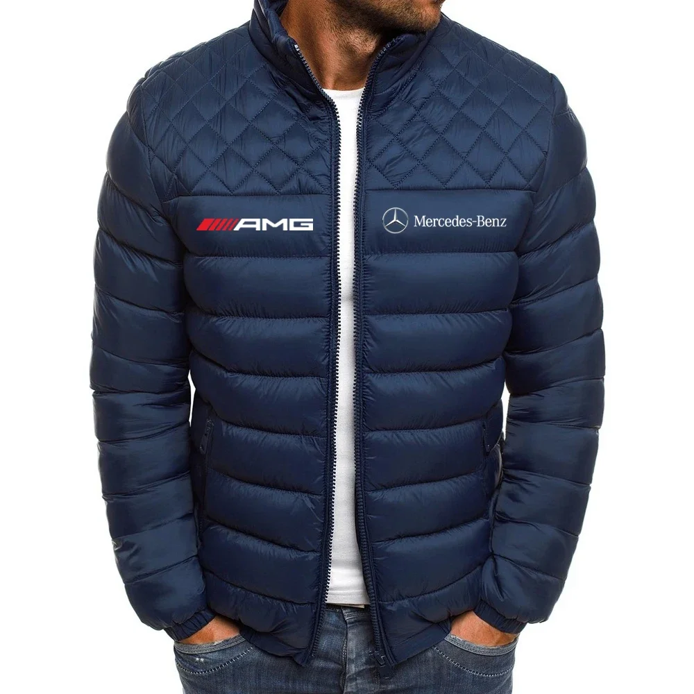 2024 Herren-und Damen rad roben Mercedes Benz Motorrad warme Jacke, Outdoor-Sport Freizeit Fahrrad jacke, F1 Racing