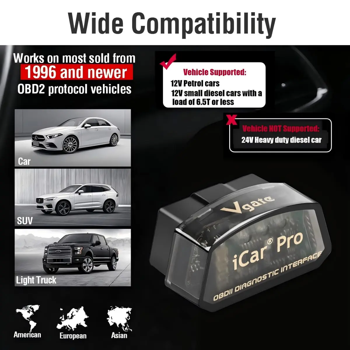 الماسح الضوئي iCar Pro ELM327 WIFI Obd2 لـ IOS/Android Bluetooth 4.0 ElM 327 Obd 2 أداة تشخيص السيارة أداة مسح الضوئي قارئ الرمز