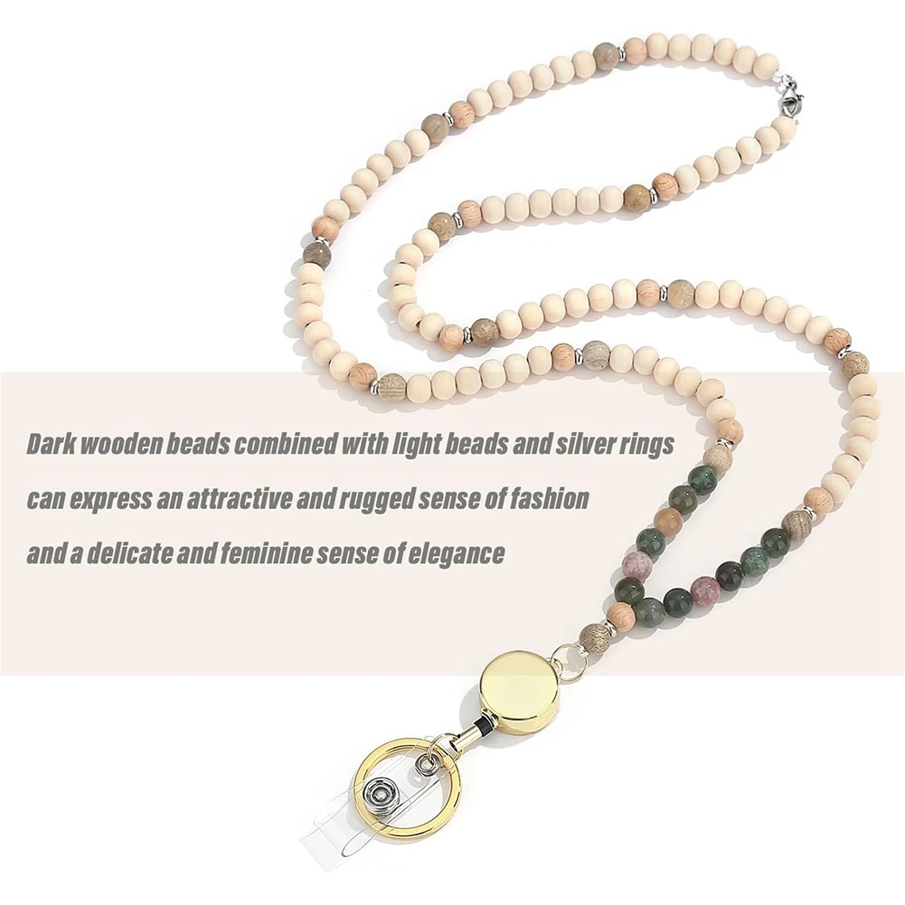 ELBA_for Keys Retractable Lanyards for Id Badges Holder India-Agate