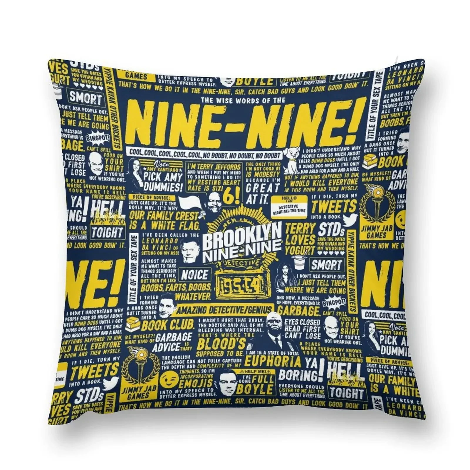

Wise Words of the Nine-Nine Throw Pillow Decorative Pillow Covers For Sofa anime girl home decor items pillow