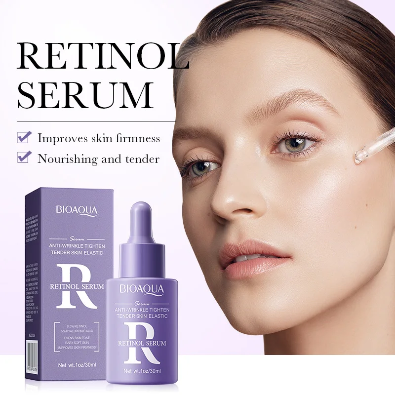 BIOAOUA Retinol Essence Anti-wrinkle Hydrating Moisturizing Nourishing Brightening Skin Color Face Serum Skin Care Products