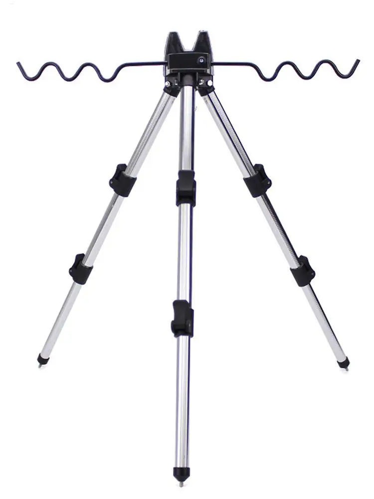 Image of 1Pcs Teleskop Aluminium Legierung Halter Für Meer Angelruten Dreieckige Halter Für Casting Ruten Angeln Unterstützung Für Angeln