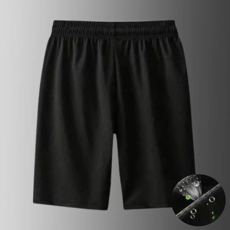 

Large Size Ice Silk Sports orts Men's Lightweight Breathable Air Conditioning Me Casual Loose Fit Summer Thin Sle
