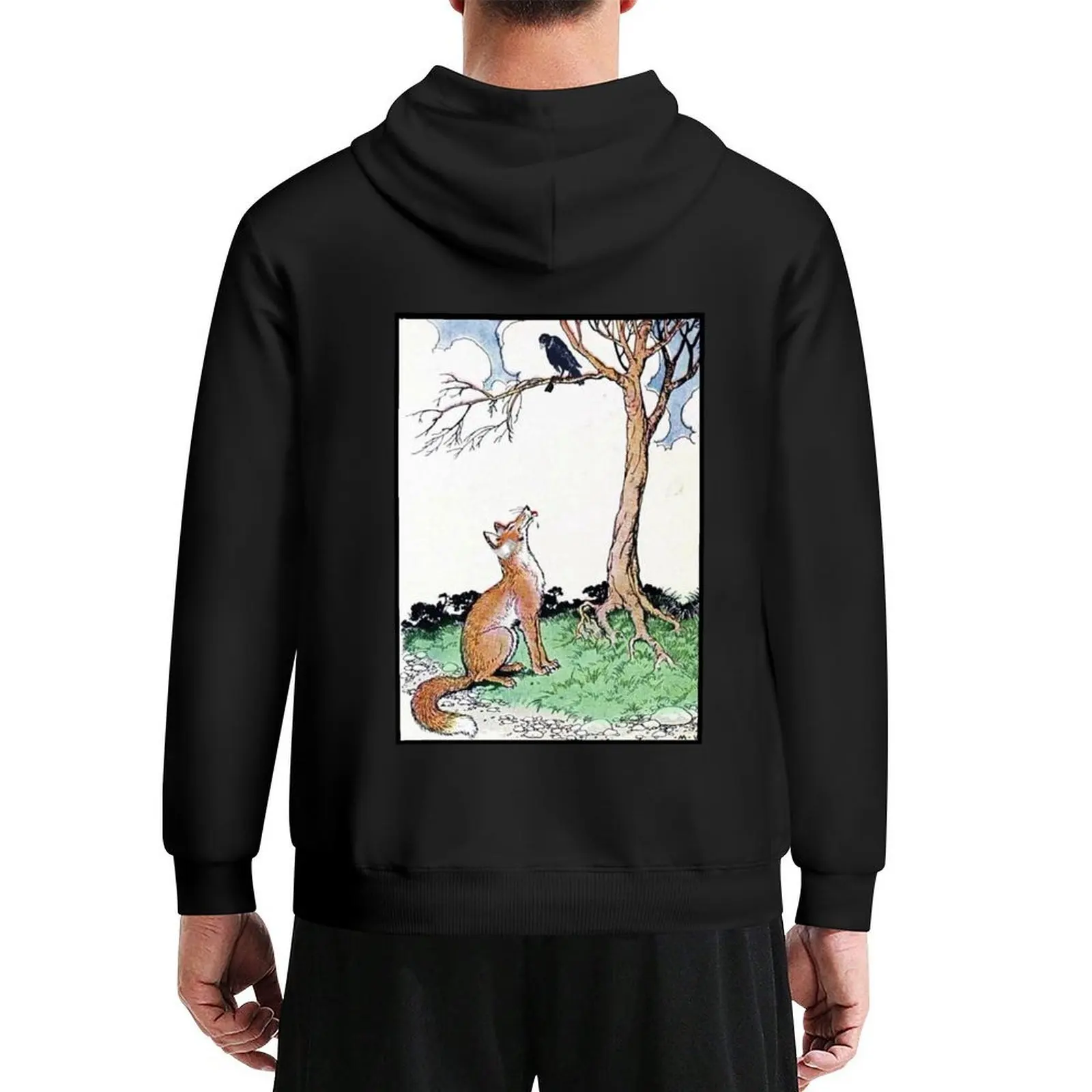 

Fox, Falco, and The Tree of Wisdom Hoodie men's sweat-shirt men wear men's sweat-shirt set autumn jacket men hoodie graphic