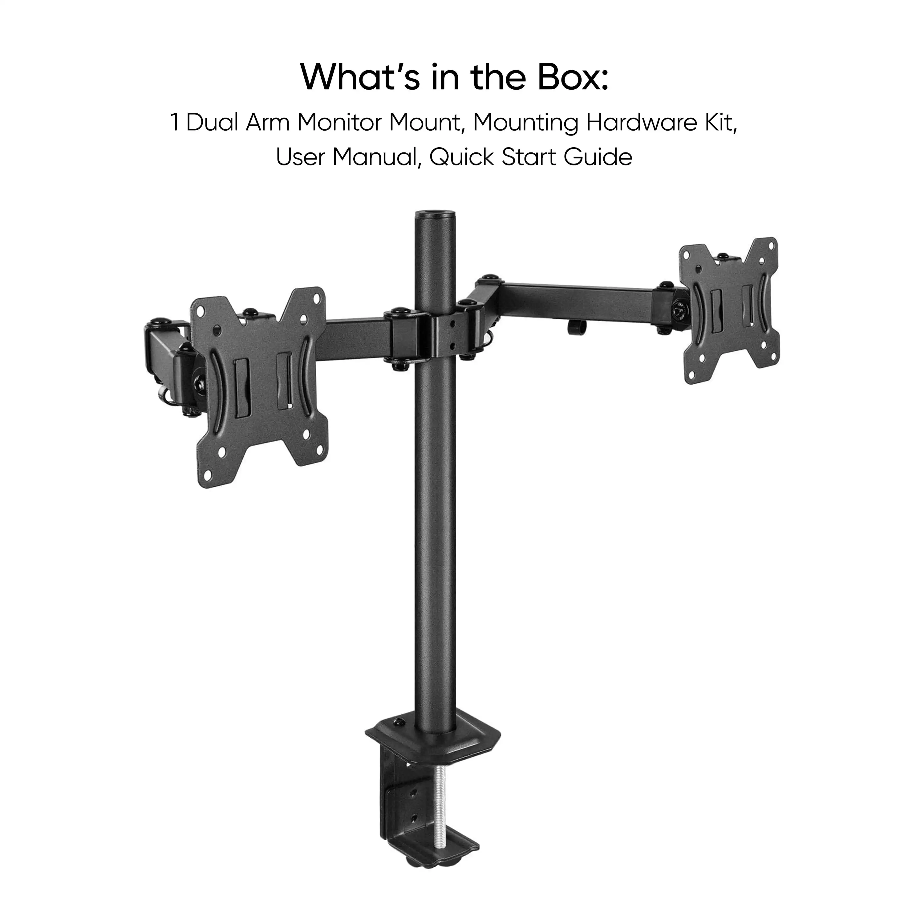 Support de bureau pour double moniteur Full Motion 13" - 32"