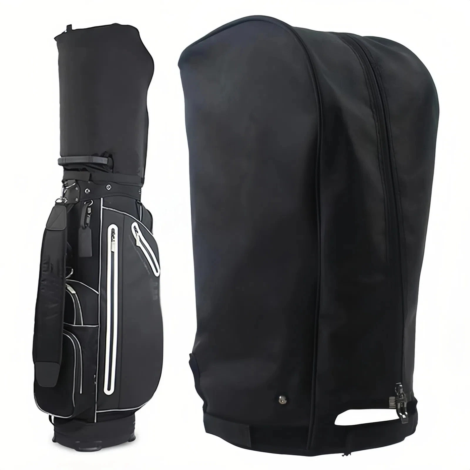 {NN74} ถุงกอล์ฟผ้าคลุมกันฝนกันฝุ่น Rain Hood Club Protector ถุงกอล์ฟแบบพกพาผ้าคลุมกันฝนสําหรับถุงกอล์ฟและกระเป๋าขาตั้งรถเข็น