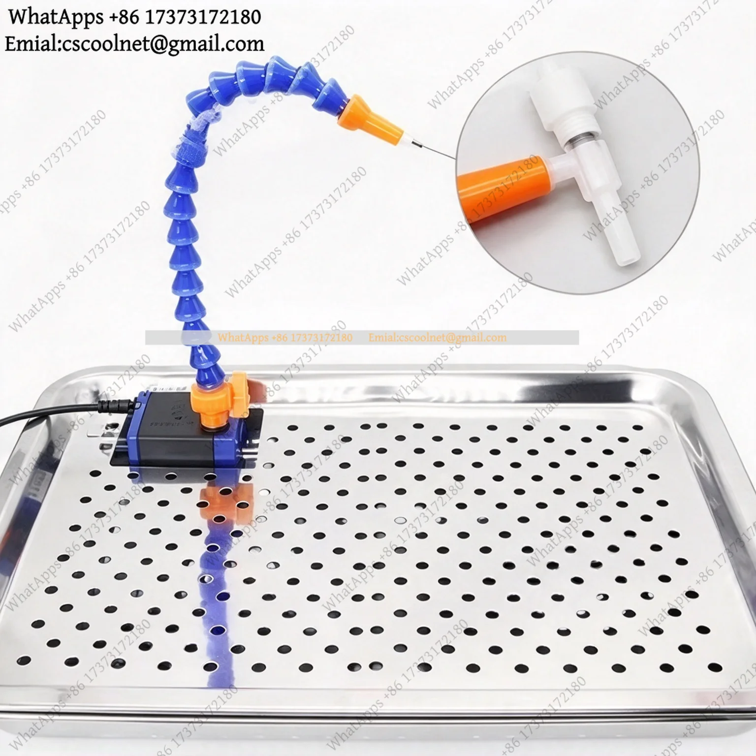 Jade Carving Tools Water Circulating Cooling Device USB Water Pump With Tray For Cutting Polishing Worktable
