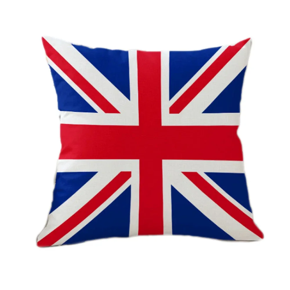 UK Flag Union Jack Pillowcase British National Design For Home Decor Multi Size Options