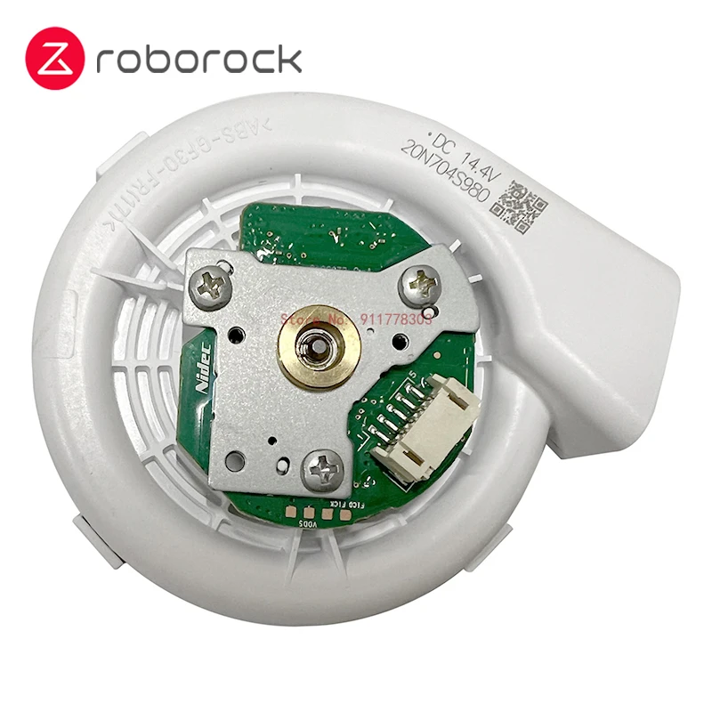 Original Roborock Fan Module 5100Pa for Roborock S7 MaxV Series Robot Vacuum Cleaner Parts with Motor Replacement White