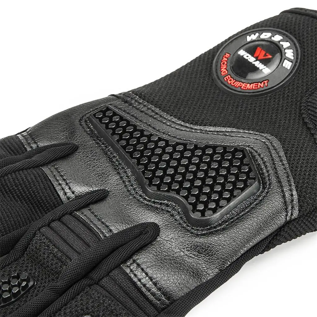 Motorcycle Gloves Anti Slip Palm Pad Touch Screen Full Finger Motorbike Glove for Cycling MTB Bike Accessories