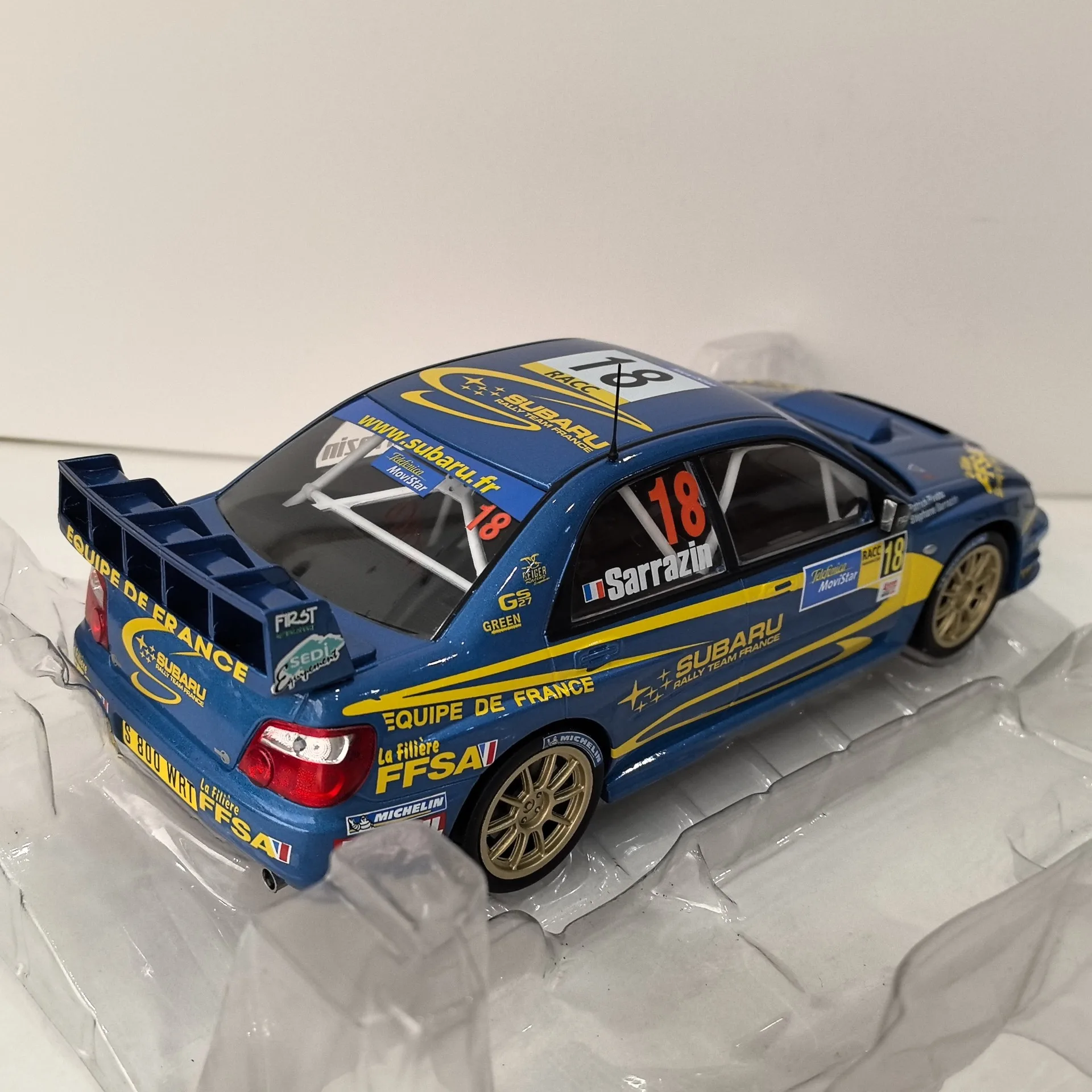 دييكاست IXO 1:18 مقياس سوبارو امبريزا S9 WRC سبيكة سيارة نموذج تحصيل لعبة هدية تذكارية عرض حلية #5