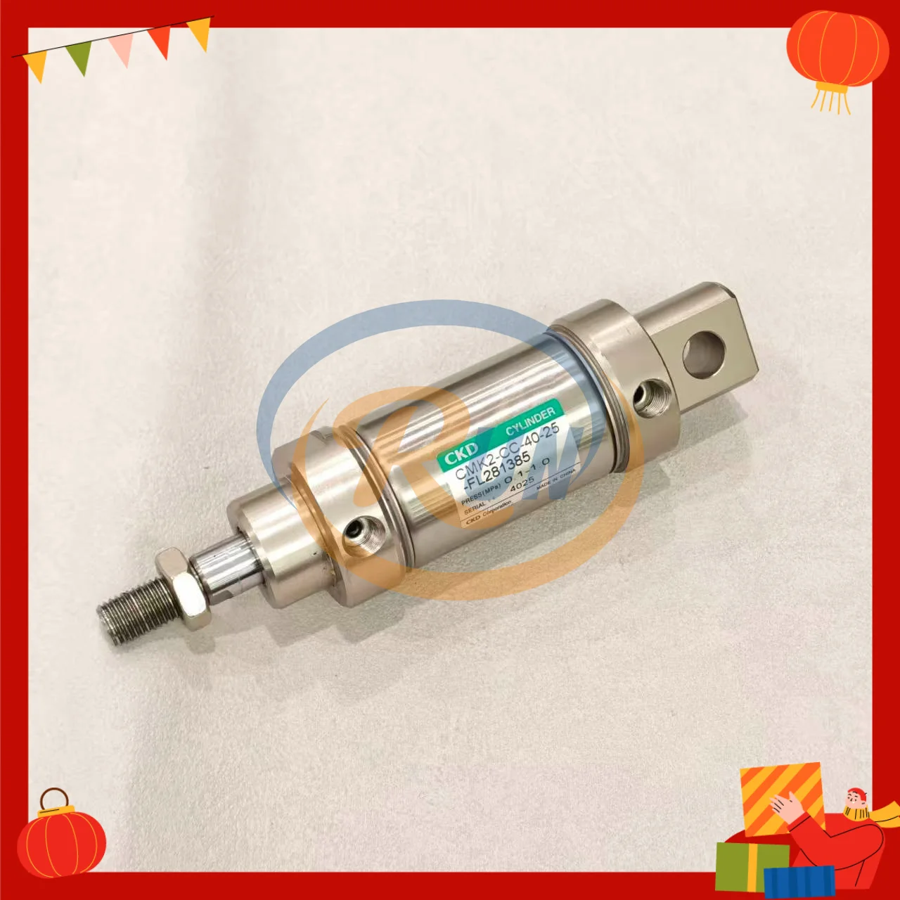 High Quality Komori S40 L40 CMK2-CC-40-25-FL281385 Wate Roller Ink Roller AIR Cylinder Komori Ls40 Parts
