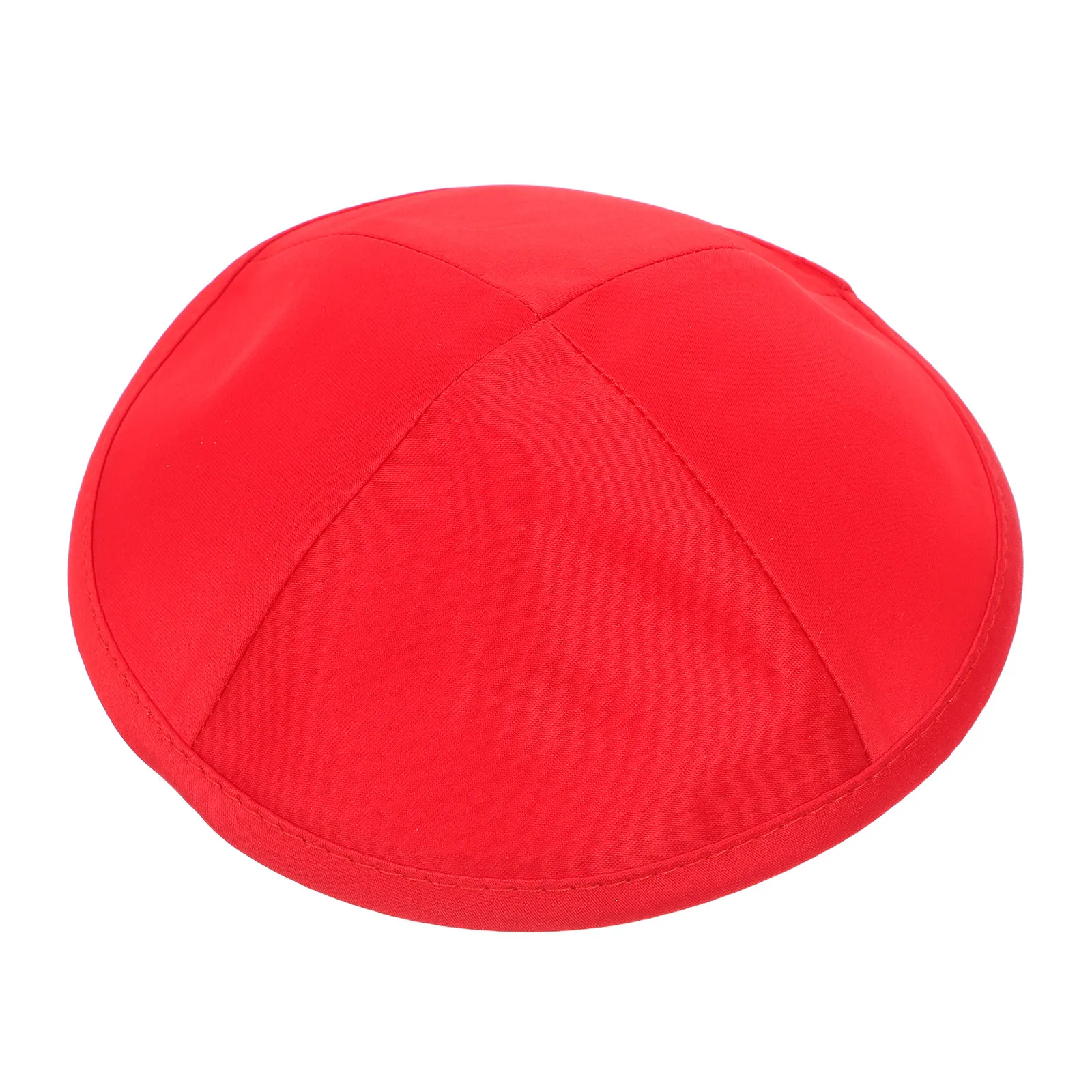 

Red Men's Jewish Skullcap Traditional Kippah Worship Hat for Prayer Religious Events Judaica Headwear Kippah Belkappe