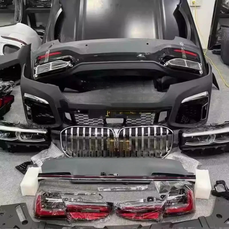 Suitable For BMW 7 Series G12 F02 730 740 Old Models, Modified Upgraded To New Front Rear Bumper, Headlights, And Tailli