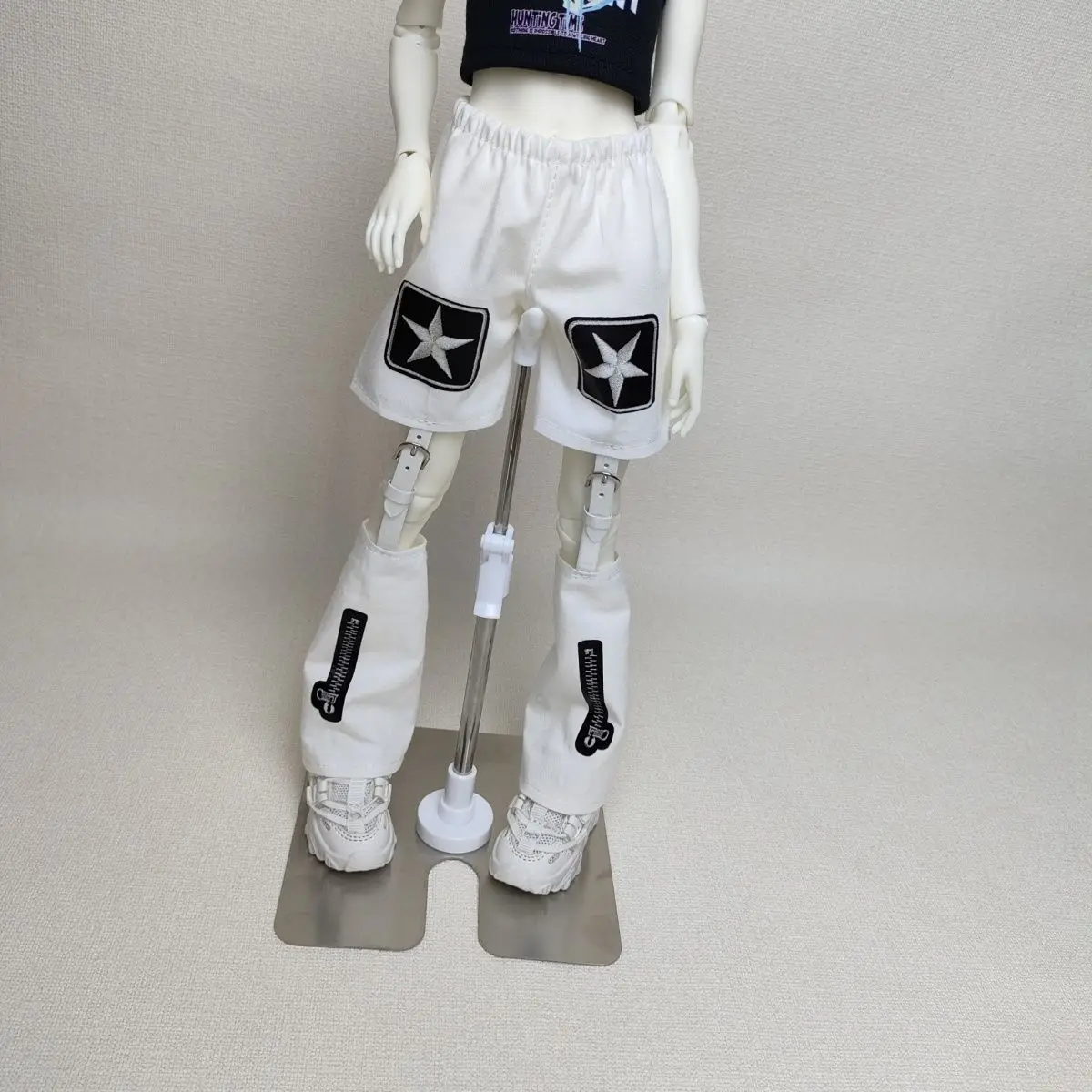 BJD doll clothes suitable for 1/4 size cute doll clothes suspender leg BJD doll clothes 1/4 doll accessories (3 points)