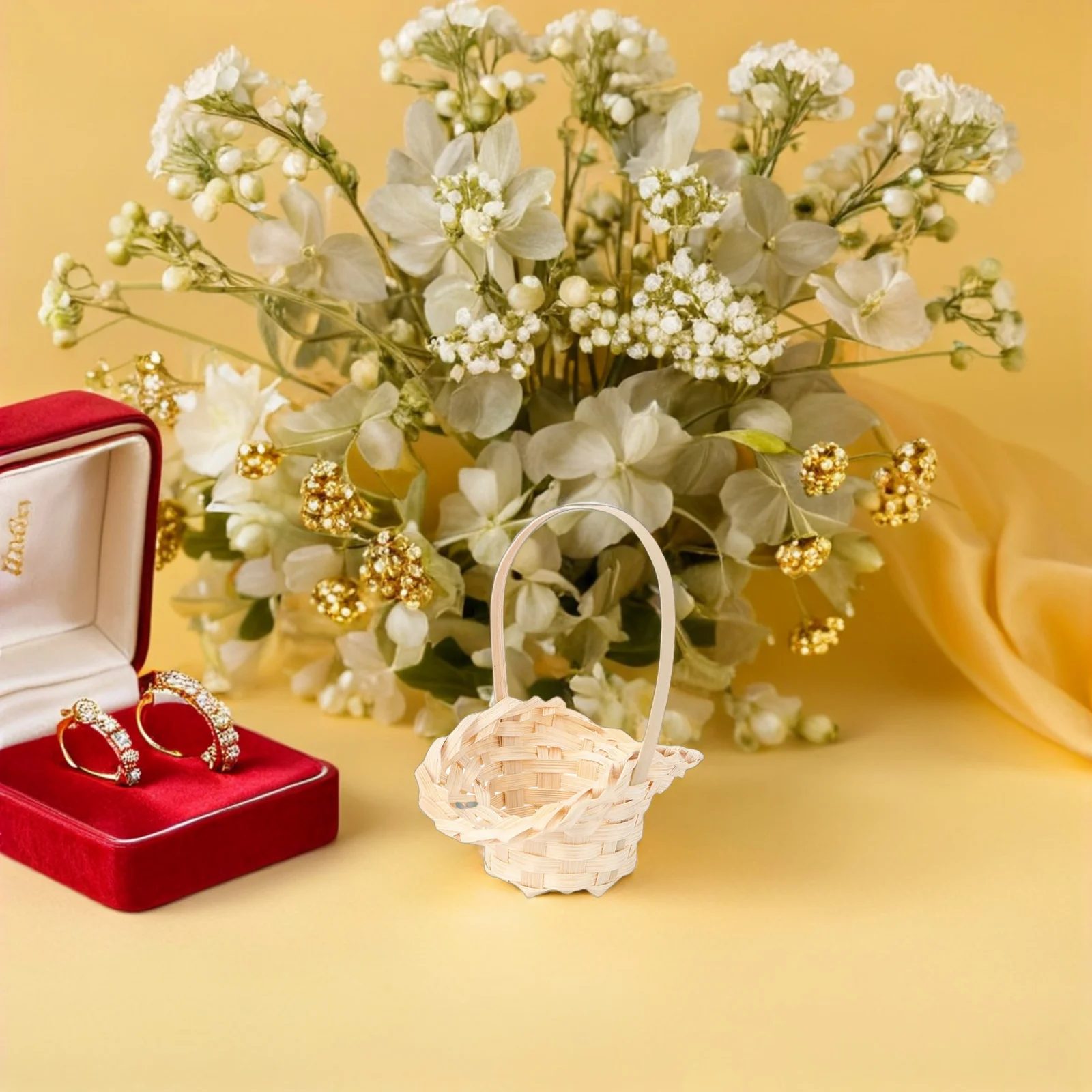 

4Pcs Mini Woven Baskets Natural Material Storage Organizer for Small Items Wedding Party Favors 118 Mini Baskets for Crafts