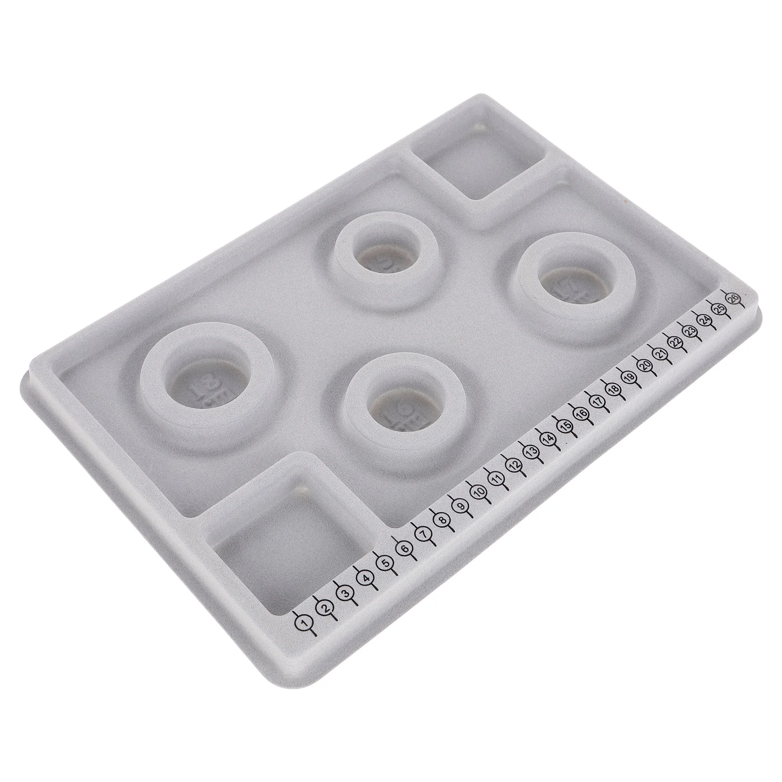

Detachable Bead Board Jewelry Design Tray Beading Craft Organizer Necklace Bracelet Making Tool Flocked Bead Tray Durable