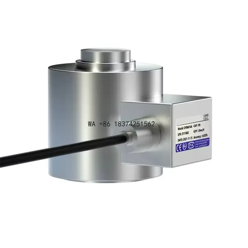 Wmwmnu High Accuracy Column Load Cell 30T 100T Compression Force Sensor for Batch Tank Weighing Scale Automation Large Range