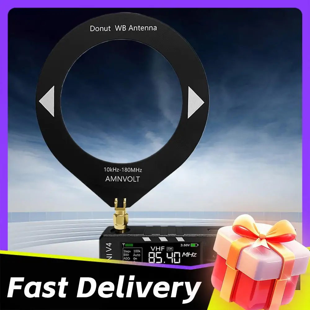 

Радиоприемник AMNVOLT V4 ATS MINI с усилителем для наушников, полнодиапазонный DSP-радиоприемник с 1,9-дюймовым IPS-экраном, Si4732 DSP-радиоприемник для использования в помещении и на улице