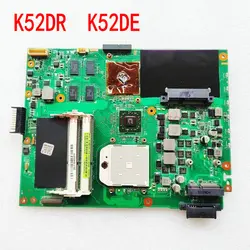 ASUS K52DR A52DE K52DE A52DR K52D 메인 보드 K52DE 노트북 마더 보드 (4 비디오 카드 포함) 512MB 비디오 카드 100% 테스트 작업
