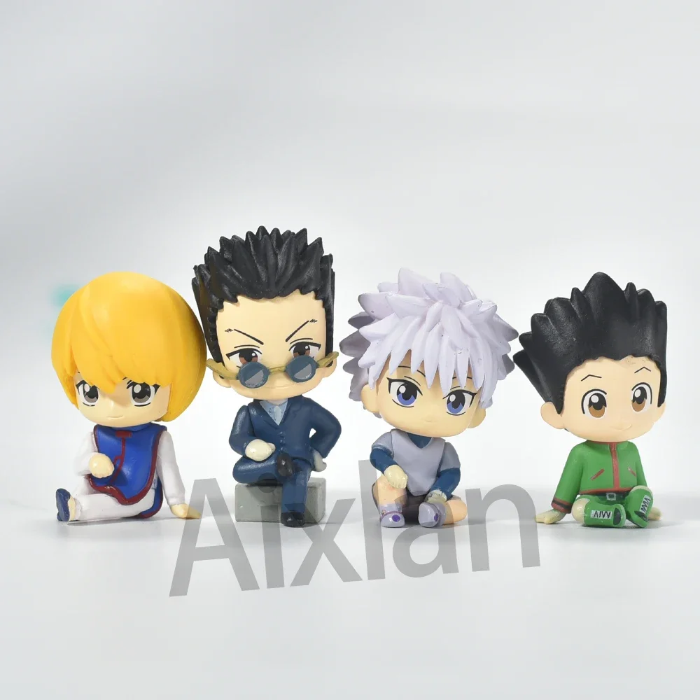 Aixlan GON FREECSS Figure 4PCS SET Q Version HUNTER X HUNTER PVC Action Figure Amine Christmas Gift Collectible Figurine