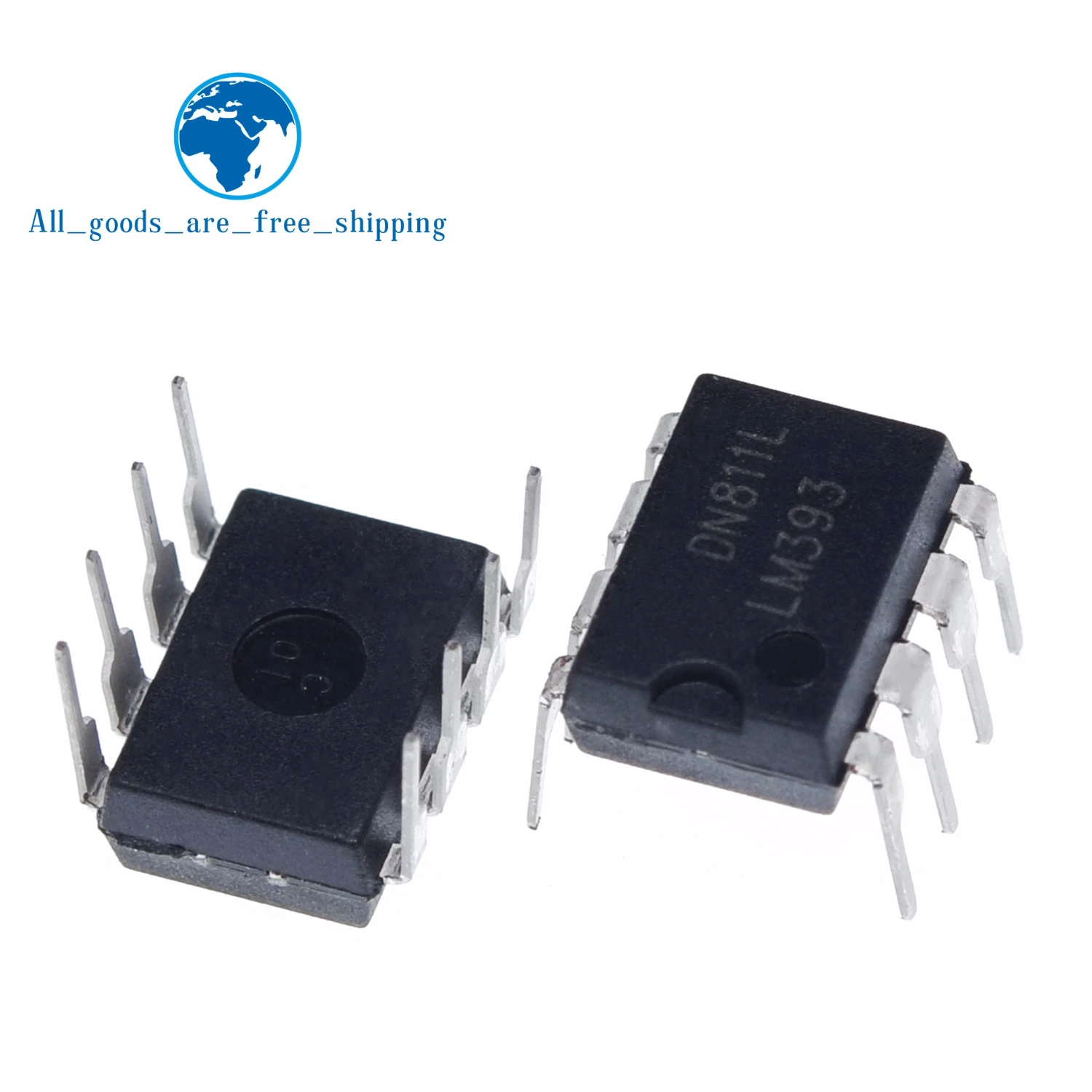 Tzt 10pcs lm393p dip8 lm393 dip lm393n 393 dip-8 neu und original ic