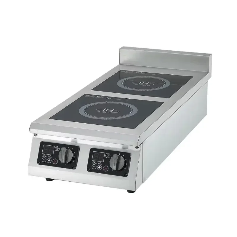 

TWO Burner Tabletop Commercial Induction Cooker 3500W