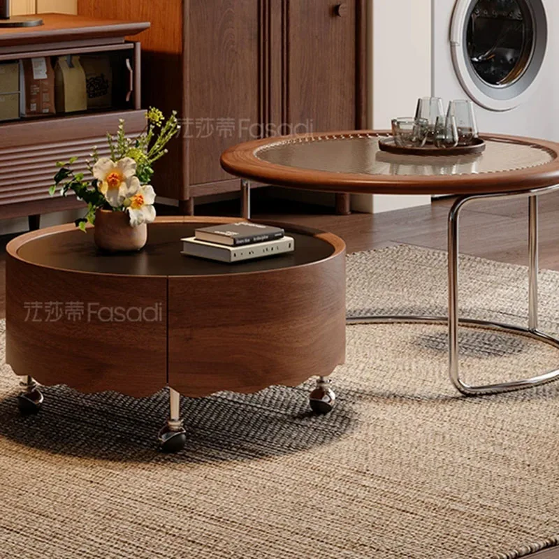 Funky Aesthetic Coffee Table Living Room Designer Nordic Luxury Organizer Coffee Table Mid Century Couchtisch Salon Furniture