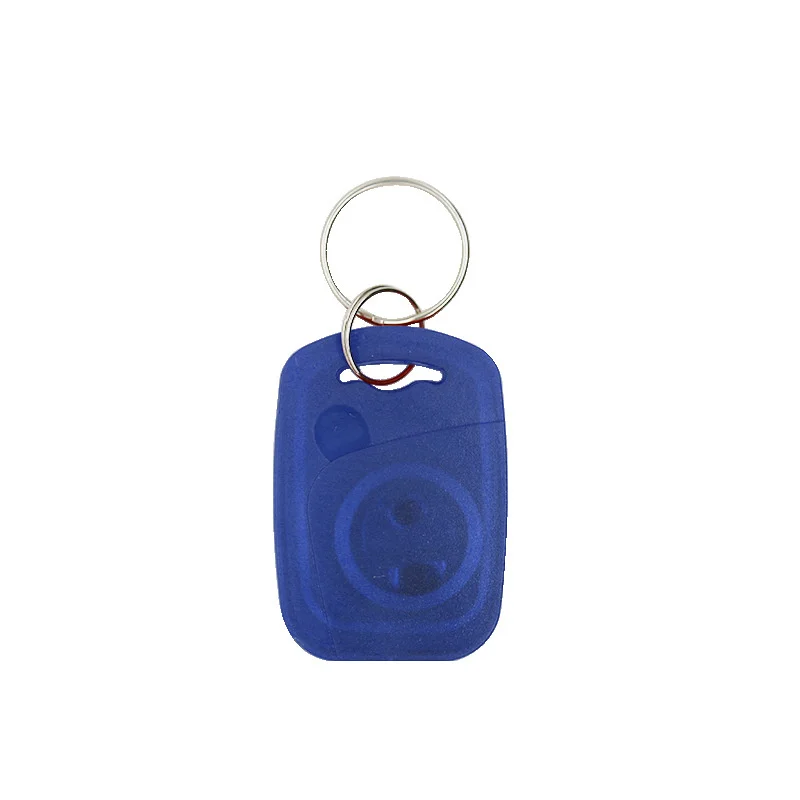 1Pcs Dual Chip Frequency 125khz T5577 writable Token Tags + 13.56MHZ UID S50 Changeable Re-writable Keyfob Keychain Copy Card
