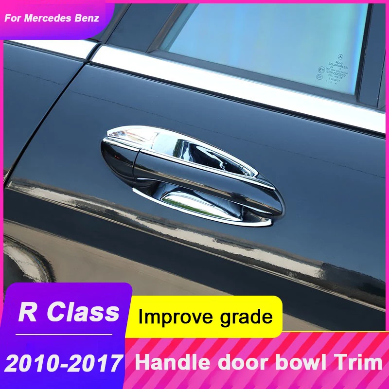 

Для Mercedes-Benz R-класса MPV W251 V251 R280 R300 R320 R350 R400: Накладка на ручку двери, декоративная рамка, внешние автоаксессуары