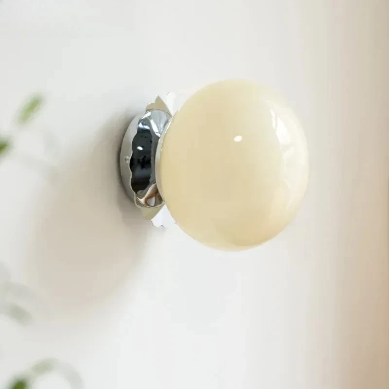 Bauhaus Wabi-sabi LED Wall Lamps Ball Indoor Light Art Nordic Home Decoration Chandelier for  Bedside Staircase Sofa Corner Loft