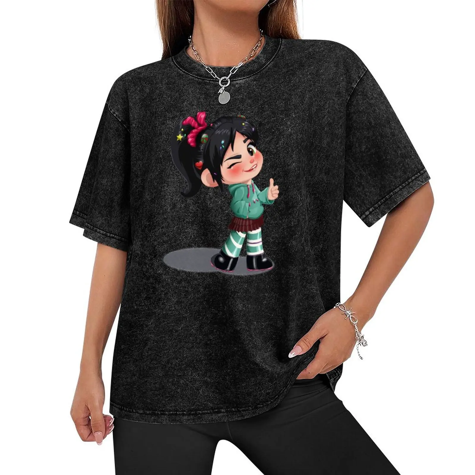 Vanellope - Top Shelf! T-Shirt vintage anime shirt tops Men's t-shirts