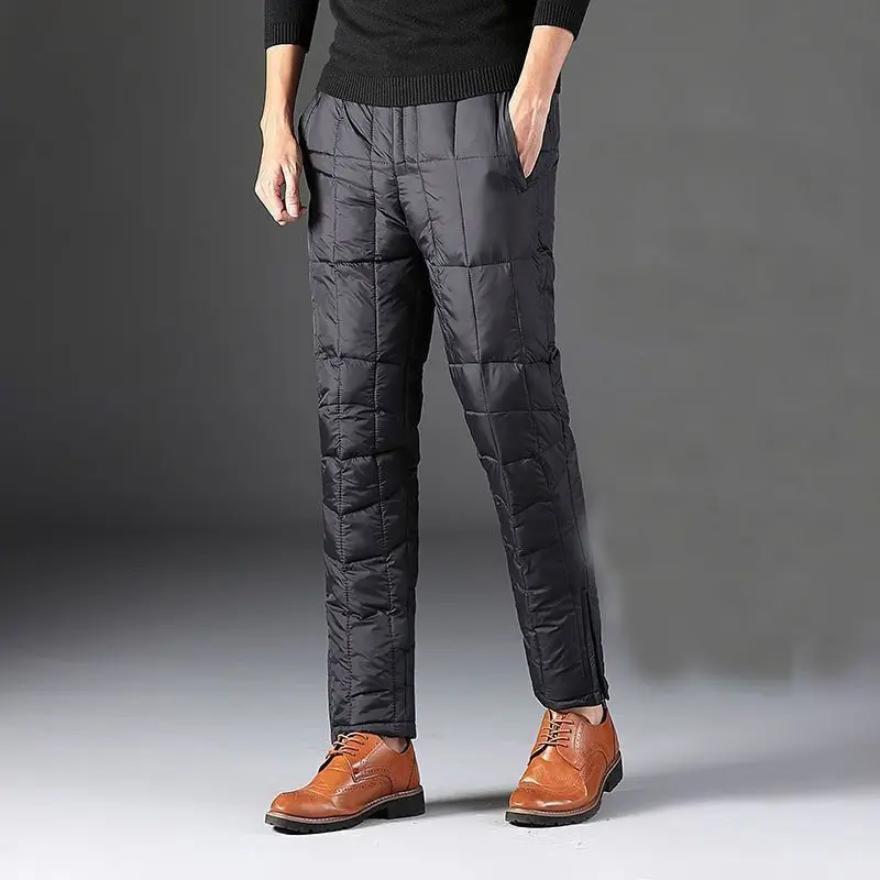 

Thiened High Waist Winter Casual Pants for Middle-Aged And ly Men And Women Large Size Cotton Pants Indoor And Outdoor...