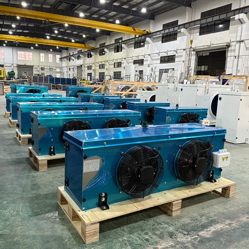 Supplier Industrial Evaporative Air Cooler Copper Tube Aluminum Fin Electric Defrost Cooling System
