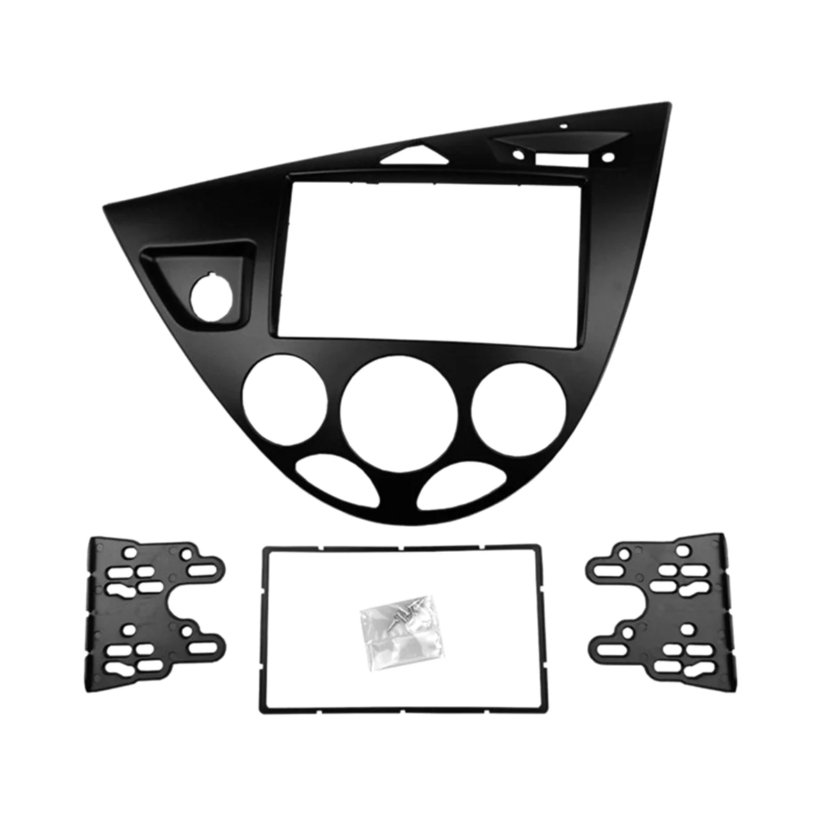 

Автомобильный радиоприемник 2 Din, рамка для Ford Fiesta 1995-2001, автомобильная панель для Focus 1998-2004 LHD