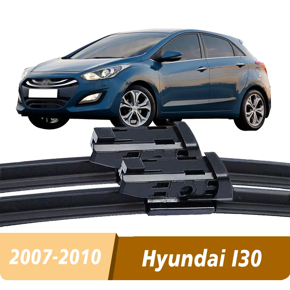 2PCS Auto Wischer für Hyundai i30 I30 CW 2007-2009 Vorne Hinten Windschutzscheibe Scheibenwischer Klinge Gummi Zubehör 24 + 18
