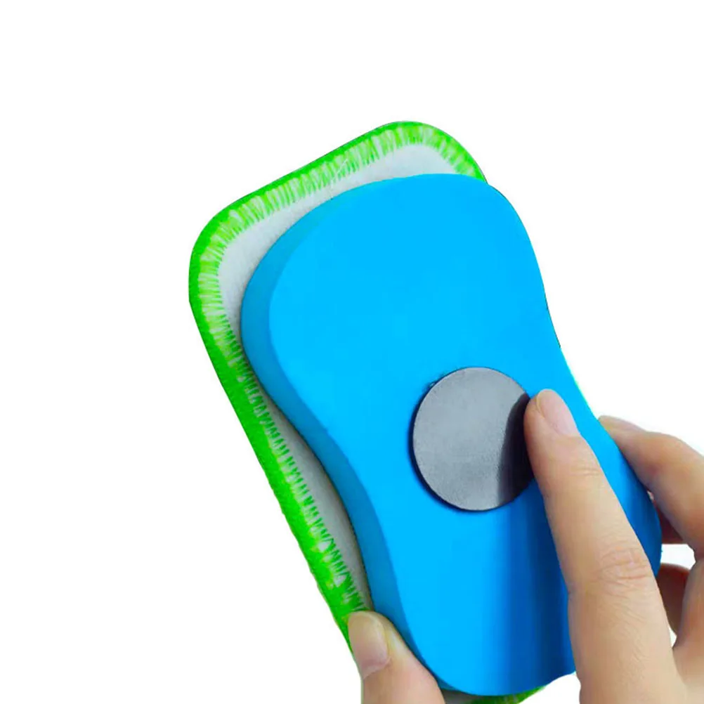 3 Pcs Removable Washable Whiteboard Magnetic Eraser School Office Reusable Soft EVA Eraser Kids Chalk Board Clean