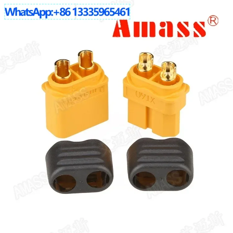 

20Pcs Amass XT60H-F Female XT60H-M Male, Remote Control Model Aircraft Model Battery with Sheathed Plug