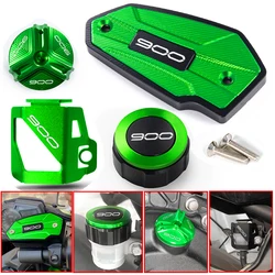 For Kawasaki Z900 Z 900 2017-2022 2023 2024 Accessories Motorcycle Front and Rear Brake Fluid Caps and Oil Filler Cap Protection