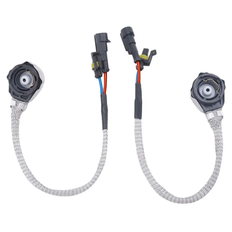 

AEF3-2X D2S/D4S HID Xenon Bulb Adapters Wire Harness Connector Cable Socket