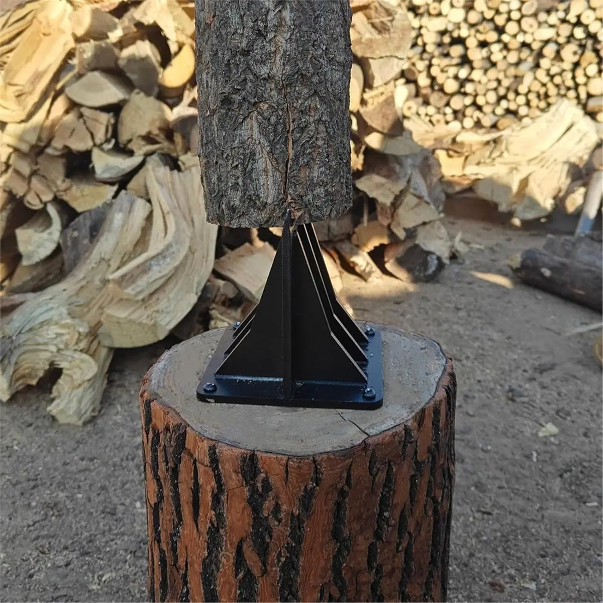 A1290K Efficient Firewood Kindling Splitter,Wood Splitter - Ideal for Home, Garden, Camping, and Outdoor Use SUMMER